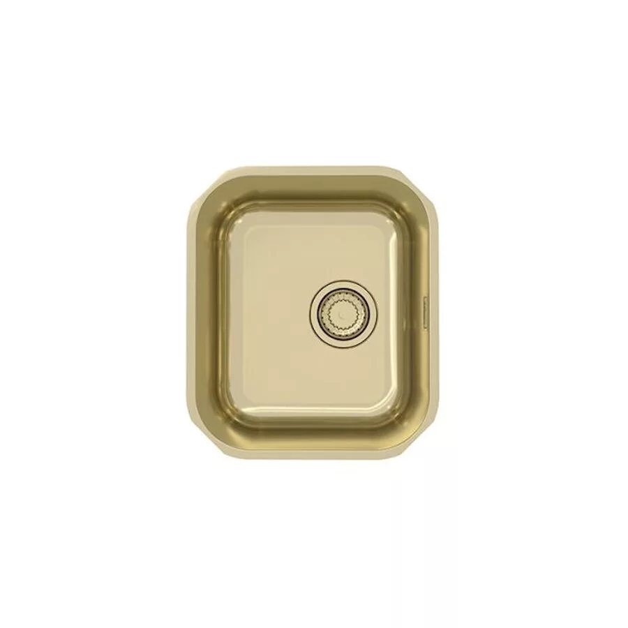 картинка Мойка Alveus VARIANT MONARCH 40 GOLD 340X400X185 в комплекте с выпуском без сифона 