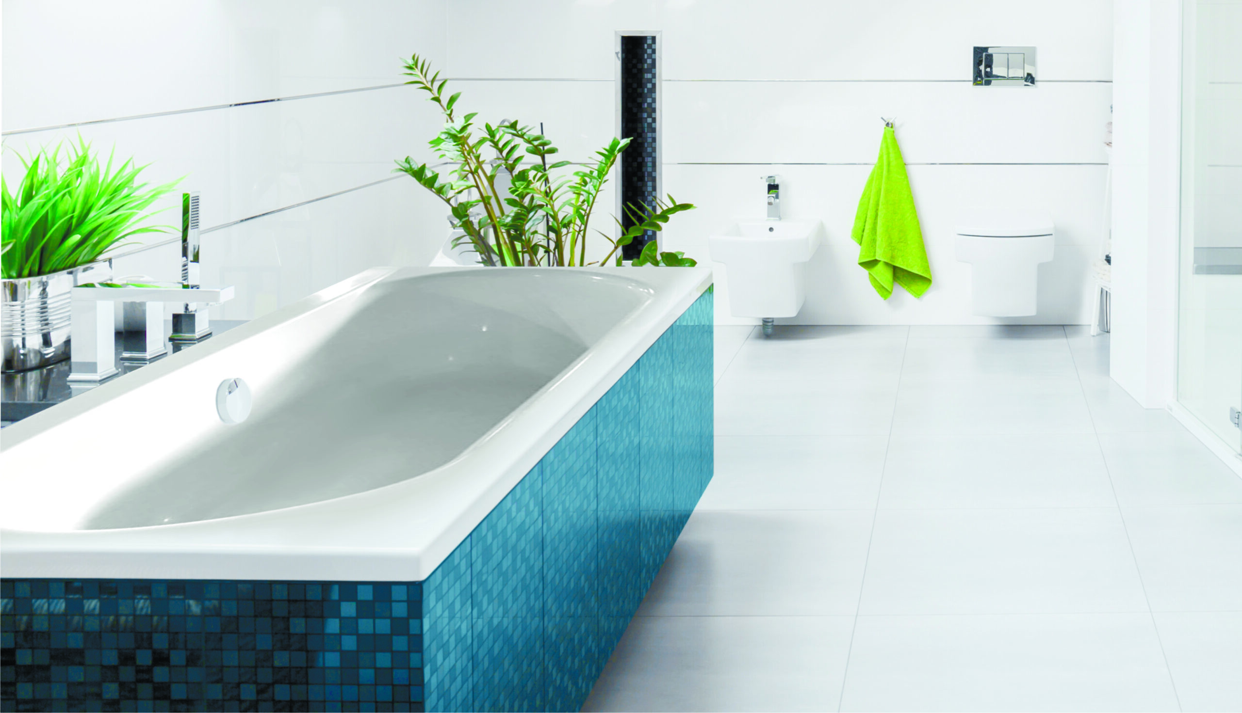 картинка Акриловая ванна Eurolux ORIO 180x80 с каркасом, экраном и слив-переливом 