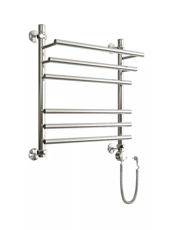 картинка Полотенцесушитель Двин F primo electro 60/50 1"-3/4"-1/2" Электрический ТЭН справа К эл, Полированный (4627085918950) 