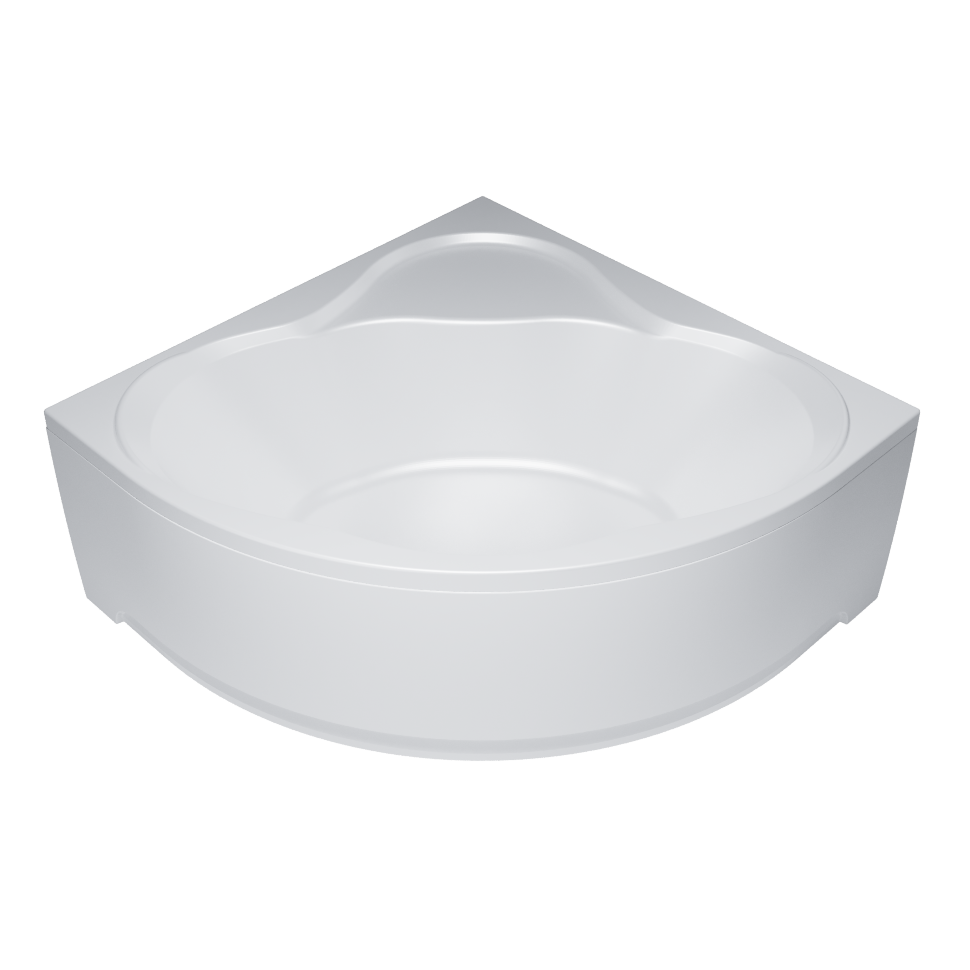 картинка Акриловая ванна Triton Грация 140 с каркасом и слив-переливом 
