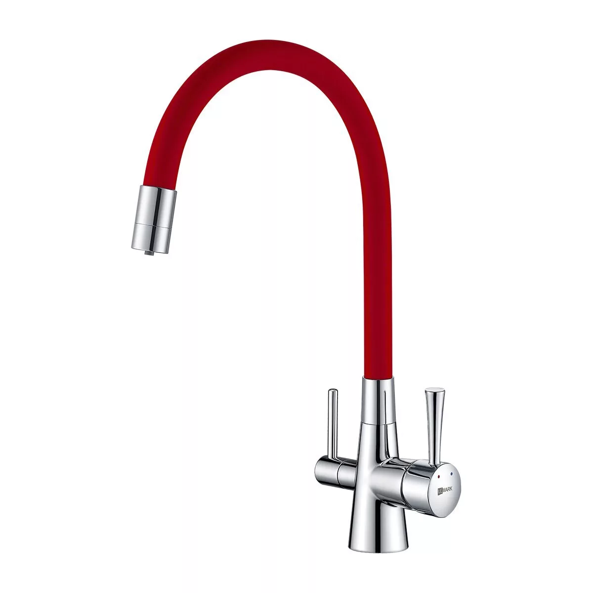 картинка Смеситель Lemark Comfort LM3075C-Red для кухни  с подключением к фильтру с питьевой водой 