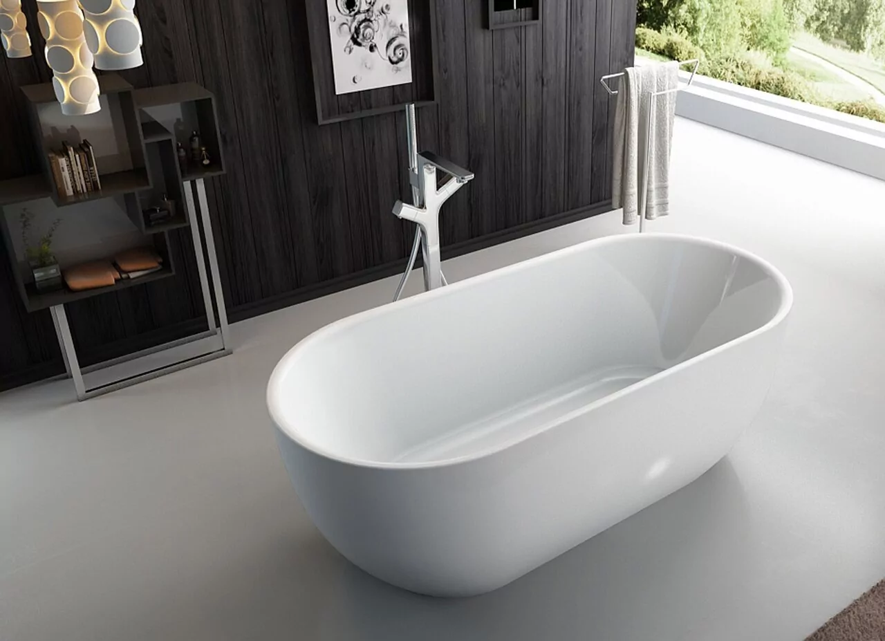 картинка Акриловая ванна без перелива BelBagno BB70-1500-W0 1500x750x570 