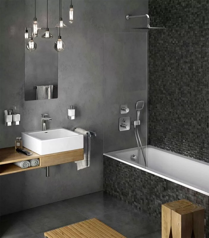 картинка Смеситель для ванны с душем Kludi E2 498300575 с термостатом, хром 