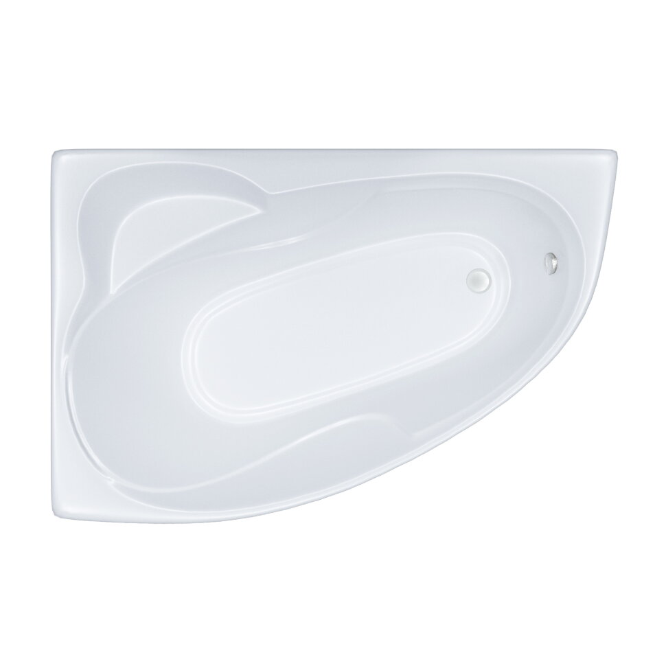 картинка Акриловая ванна Triton Изабель 170 правая с каркасом и слив-переливом 