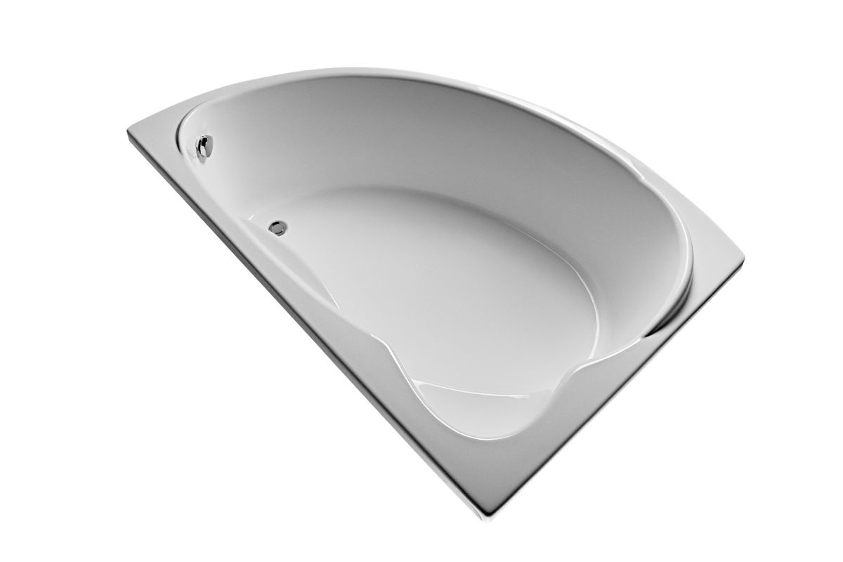 картинка Акриловая ванна Eurolux SPARTA 160x100R с каркасом, экраном и слив-переливом 