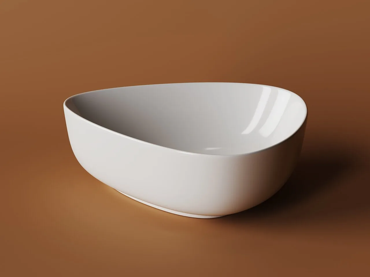 картинка Накладная раковина Ceramicanova Element CN5026 цвет белый 45.5х32 см 