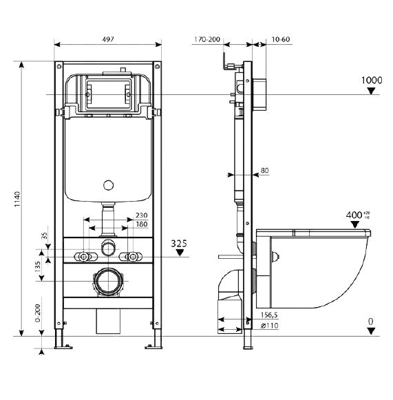 картинка Система инсталляции для унитазов Iddis Profix PRO0000i32 