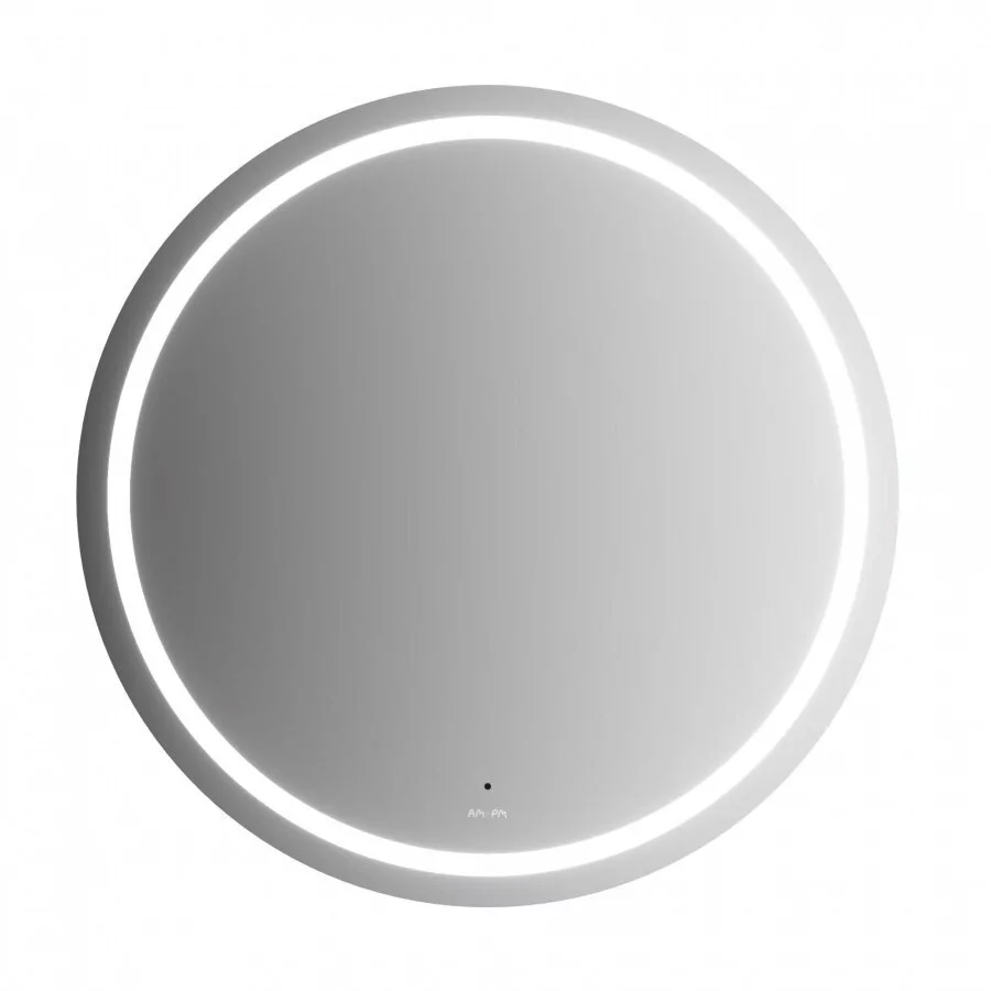 фото Универсальное зеркало AM.PM M85AMOX0801WG с контурной LED-подсветкой ИК- сенсором круглое 80 см 