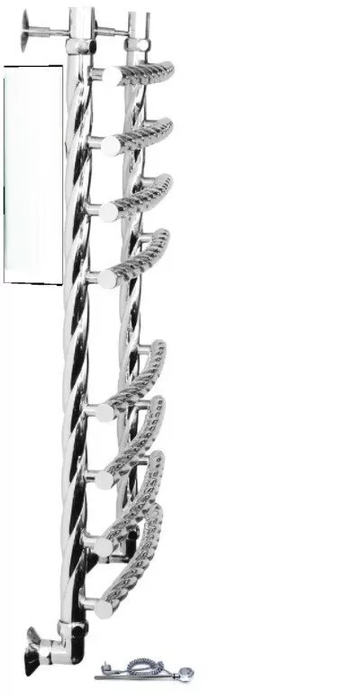 картинка Полотенцесушитель Двин R BRAID electro 60/50 1"-3/4"-1/2" Электрический  ТЭН справа К эл, Белый (4627170784279) 