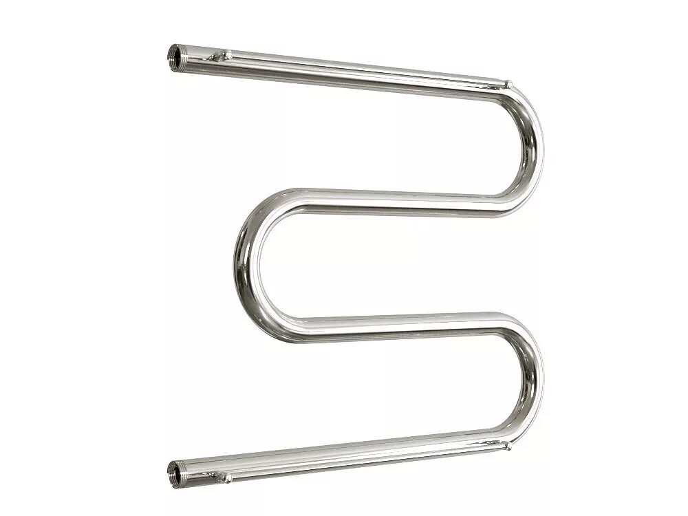 картинка Полотенцесушитель Двин M 50/60 1" С полкой Водяной К0, Полированный (4627086010806) 