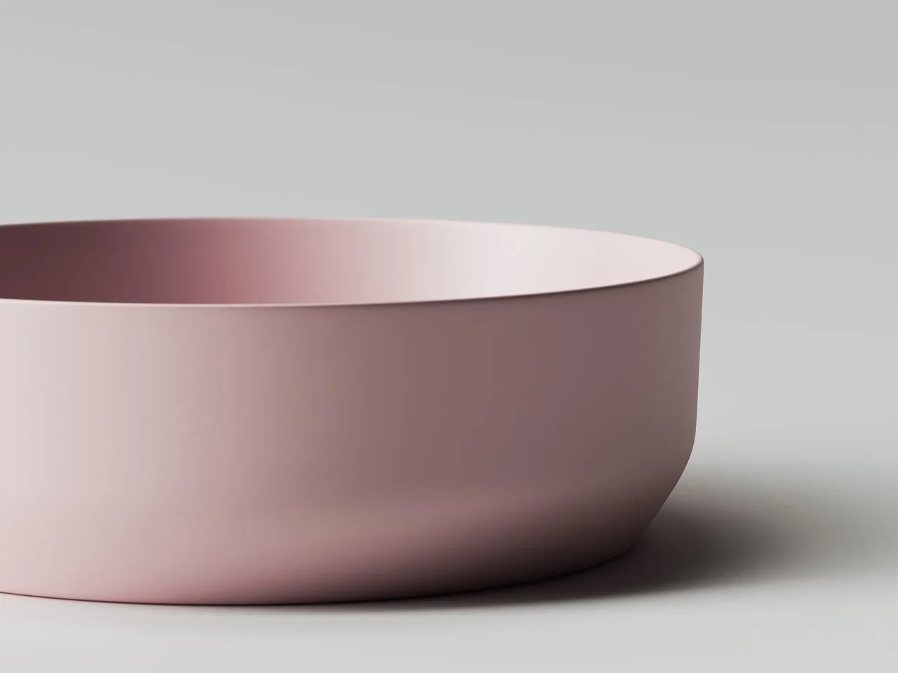 картинка Накладная раковина Ceramicanova Element CN6022MP цвет розовый матовый 39х39 см 