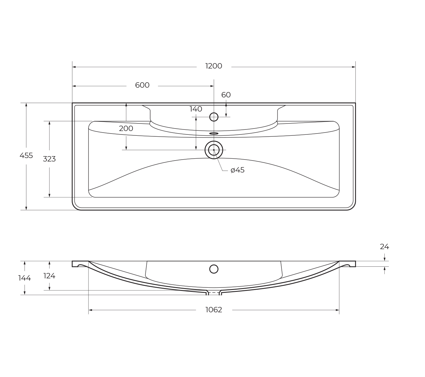 картинка Раковина из литьевого мрамора BelBagno BB1200/455-LV-MR-ALR  в ванную комнату