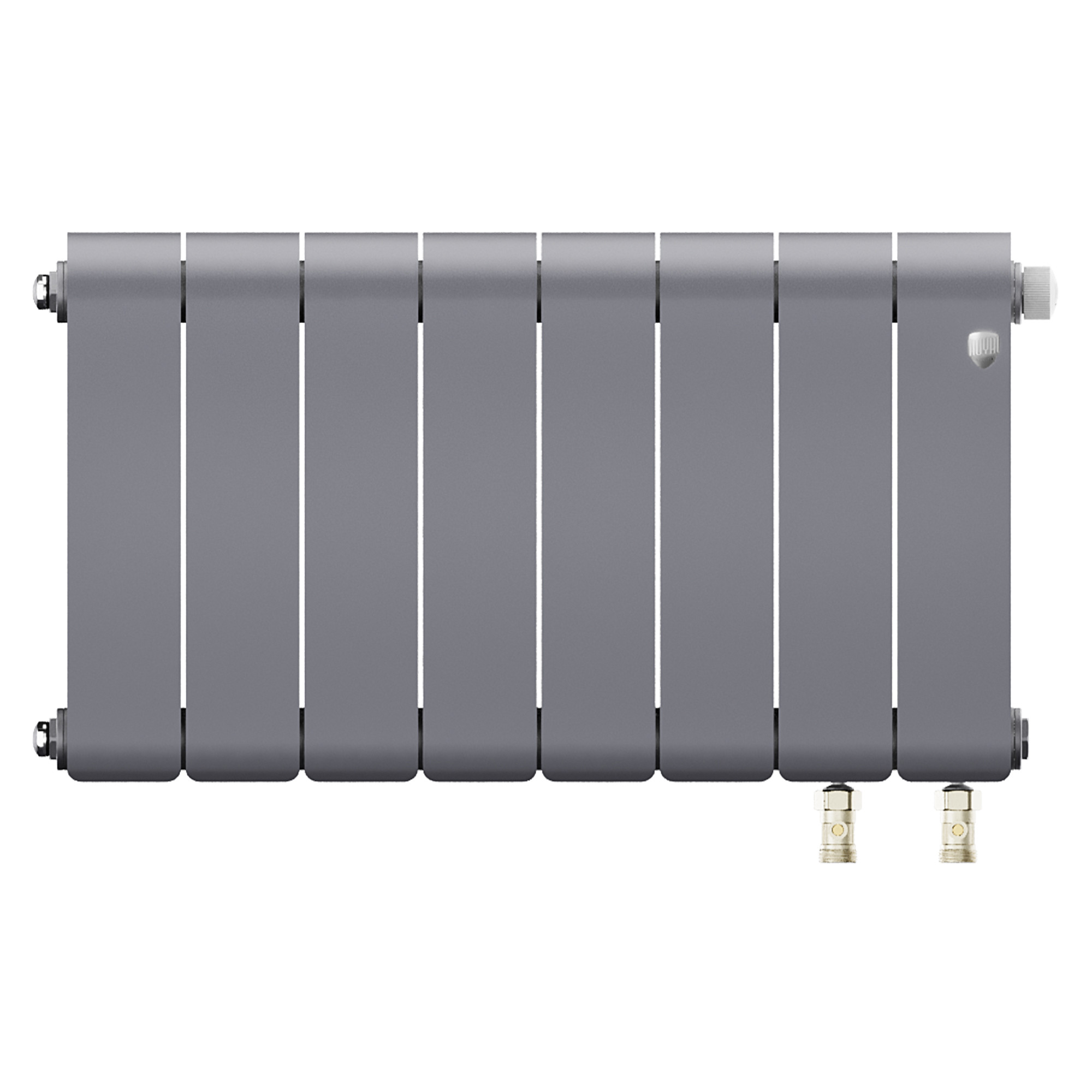 картинка Радиатор биметаллический Royal Thermo Infinity 300 Silver Satin VR80 8 секций 