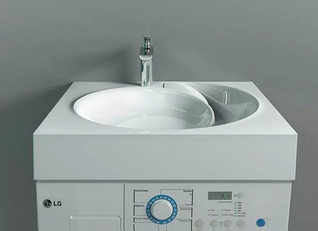 картинка Раковина над стиральной машиной Stella Polar Киото 60*60 с кронштейнами 