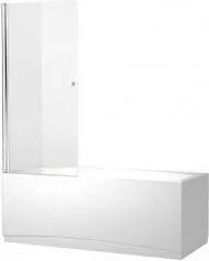 картинка Шторка для ванны Aquanet Alfa 1 NF6211, прозрачное стекло 