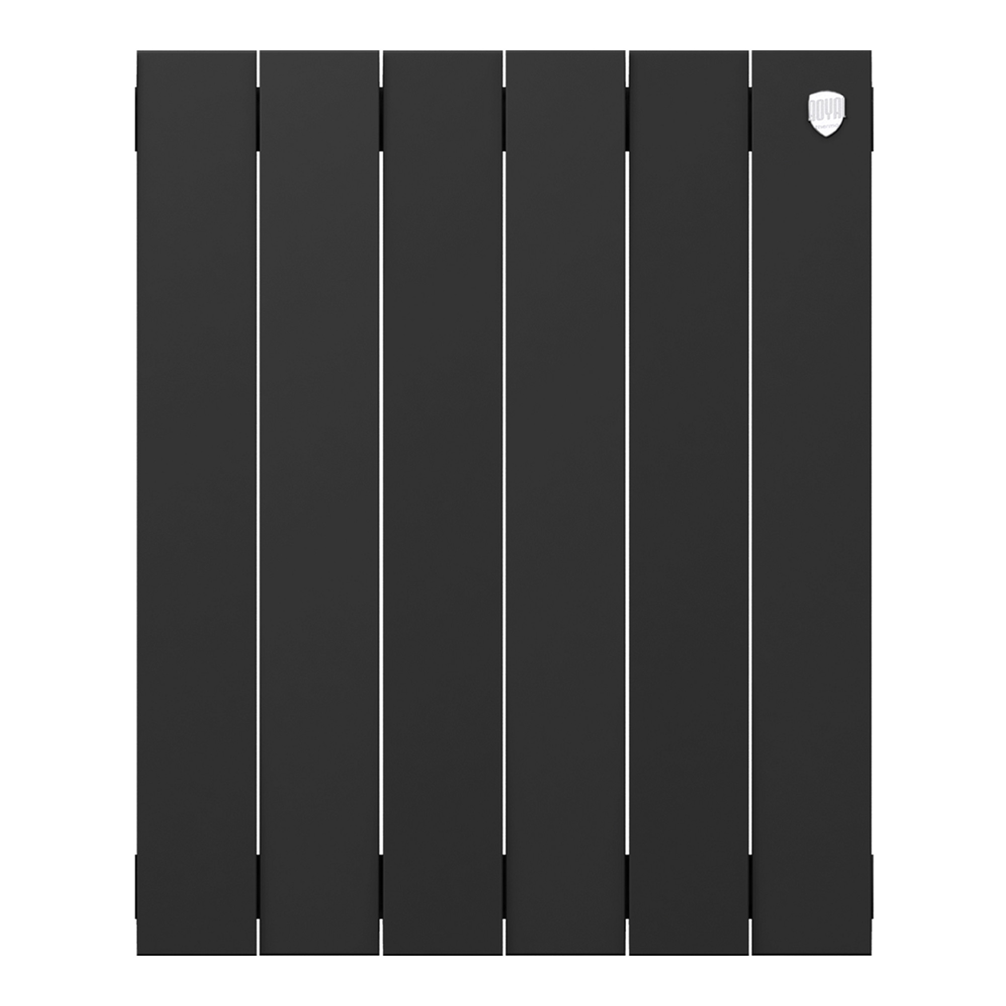 картинка Радиатор биметаллический Royal Thermo PianoForte 500 Чёрный 6 секций 