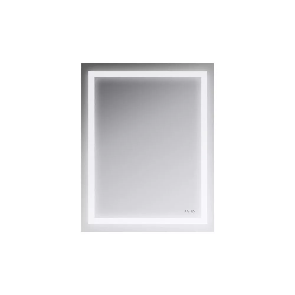 фото Универсальное зеркало AM.PM M91AMOX0551WG настенное с контурной LED-подсветкой 55 см 