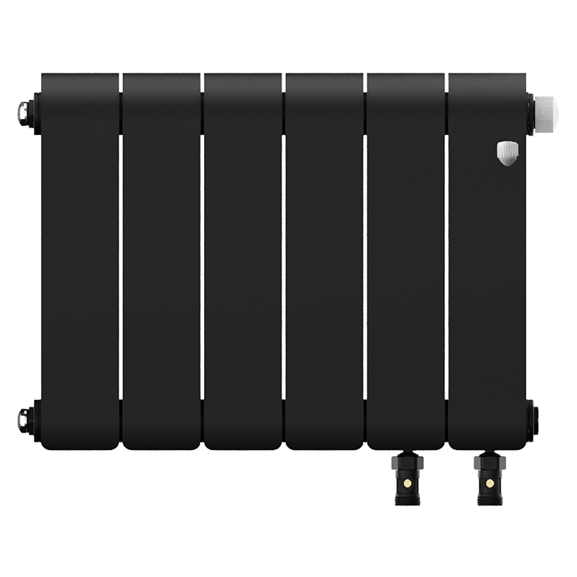 картинка Радиатор биметаллический Royal Thermo Infinity 300 Noir Sable VR80 6 секций 