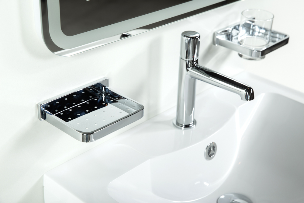 фото Тумба с раковиной подвесная BelBagno ACQUA 60 Bianco Lucido, раковина белая 