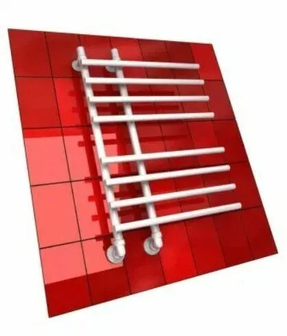 картинка Полотенцесушитель Двин L primo 100/15/55 1"-3/4"-1/2" Универсальный К3, Белый (4627086035267) 