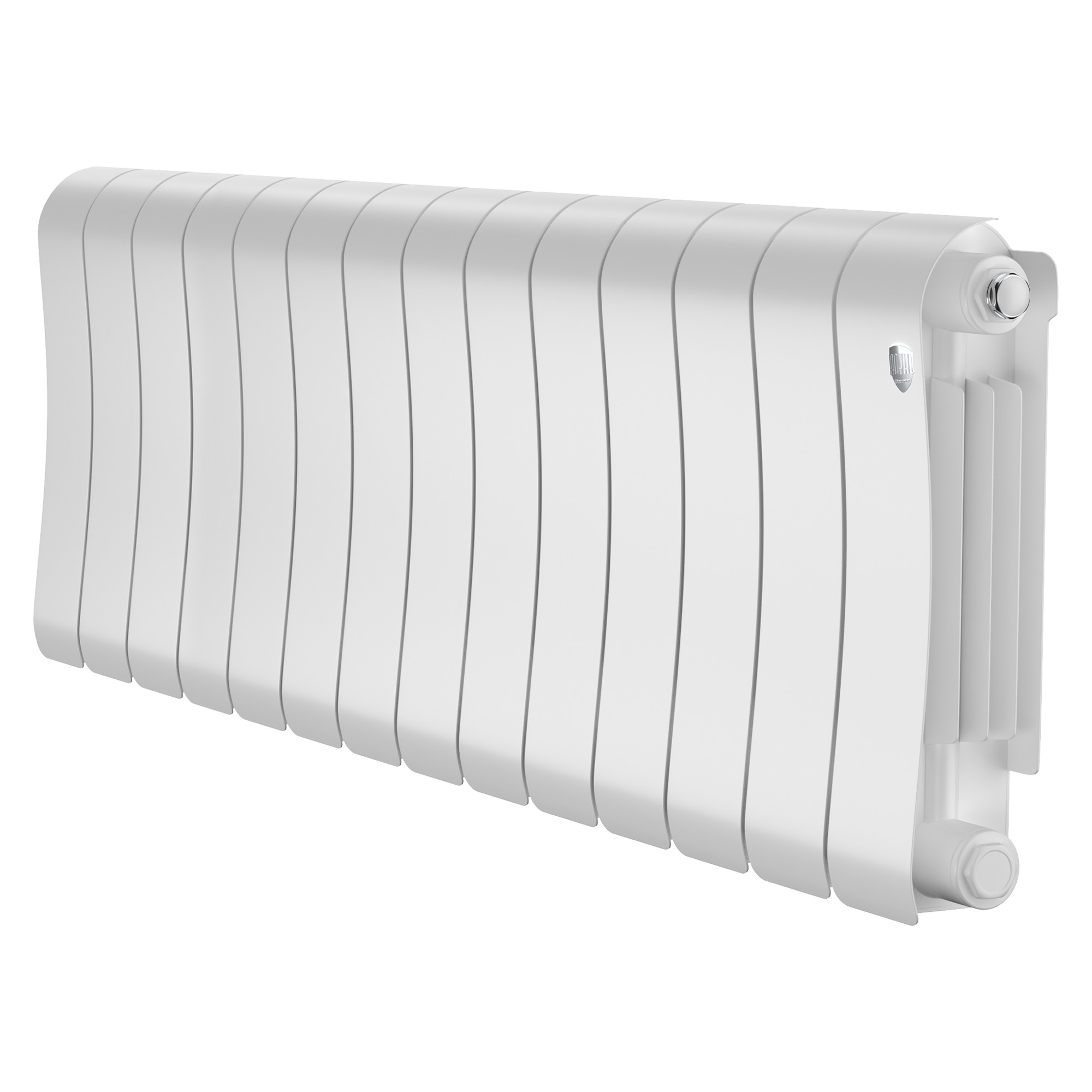 картинка Радиатор биметаллический Royal Thermo Infinity 300 Bianco Traffico 14 секции 