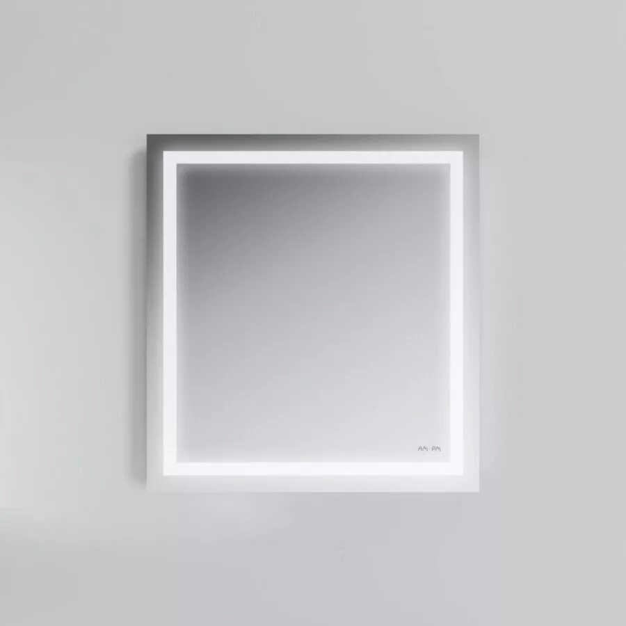 фото Универсальное зеркало AM.PM M91AMOX0651WG настенное с контурной LED-подсветкой 65 см 