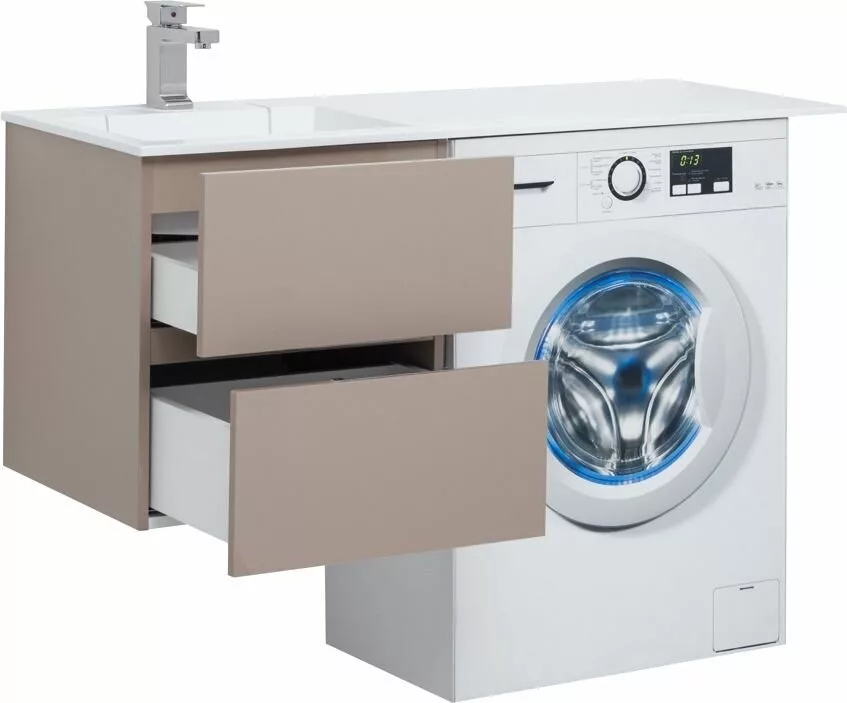 фото Тумба с раковиной Aquanet Алвита 120 L капучино арт. 00243775 