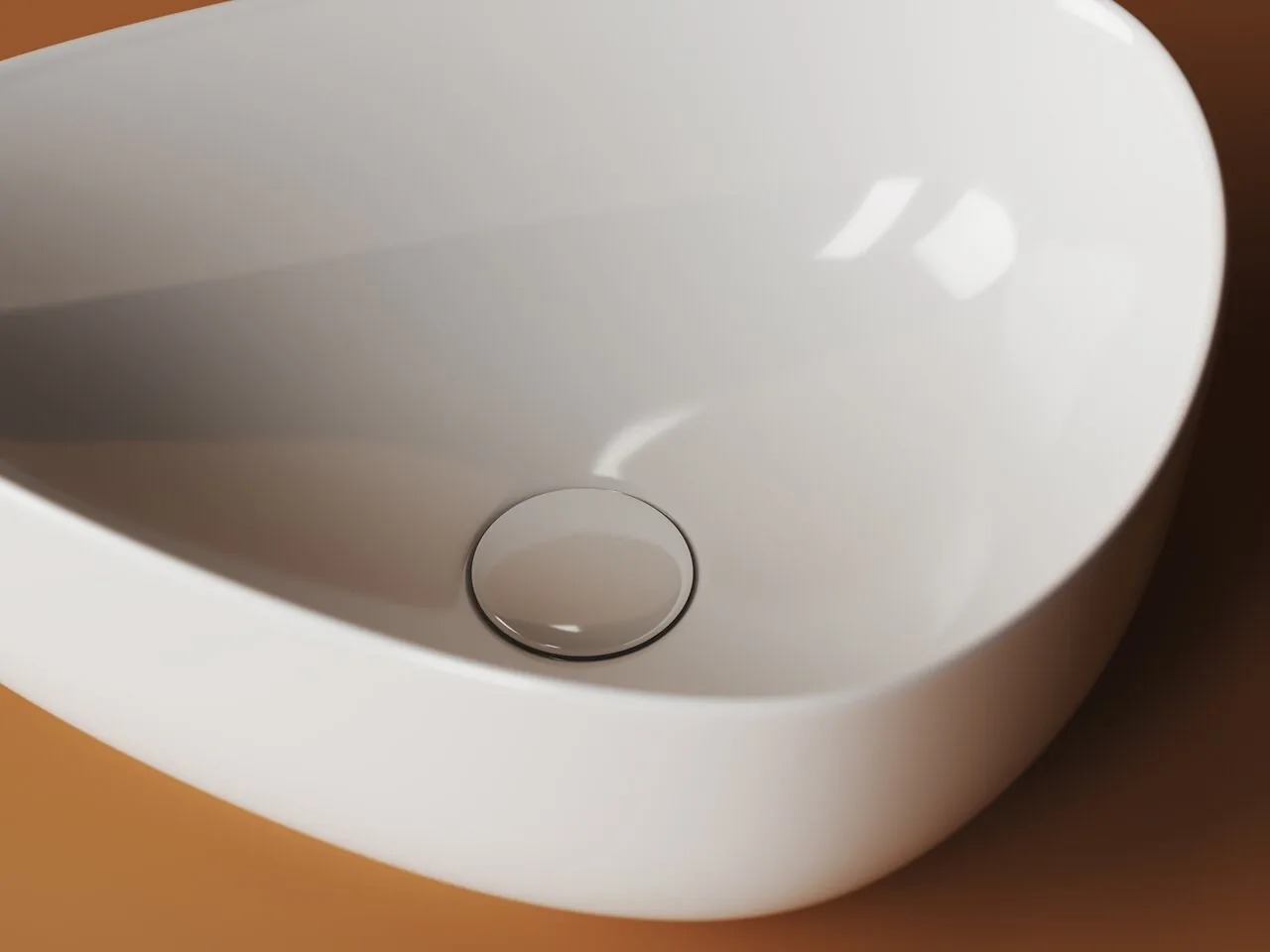 картинка Накладная раковина Ceramicanova Element CN5026 цвет белый 45.5х32 см 