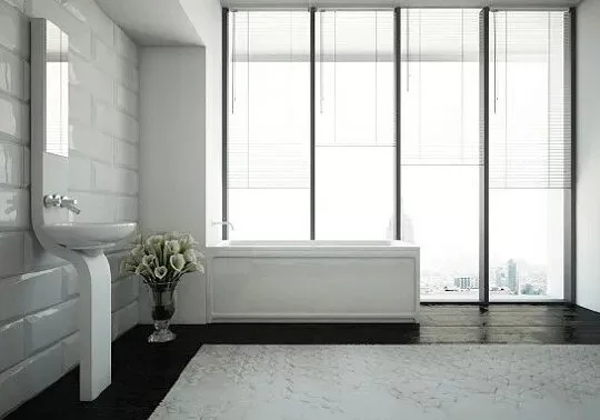 картинка Акриловая ванна Акватек Eco-friendly Мия прямоугольная 120х70 см 