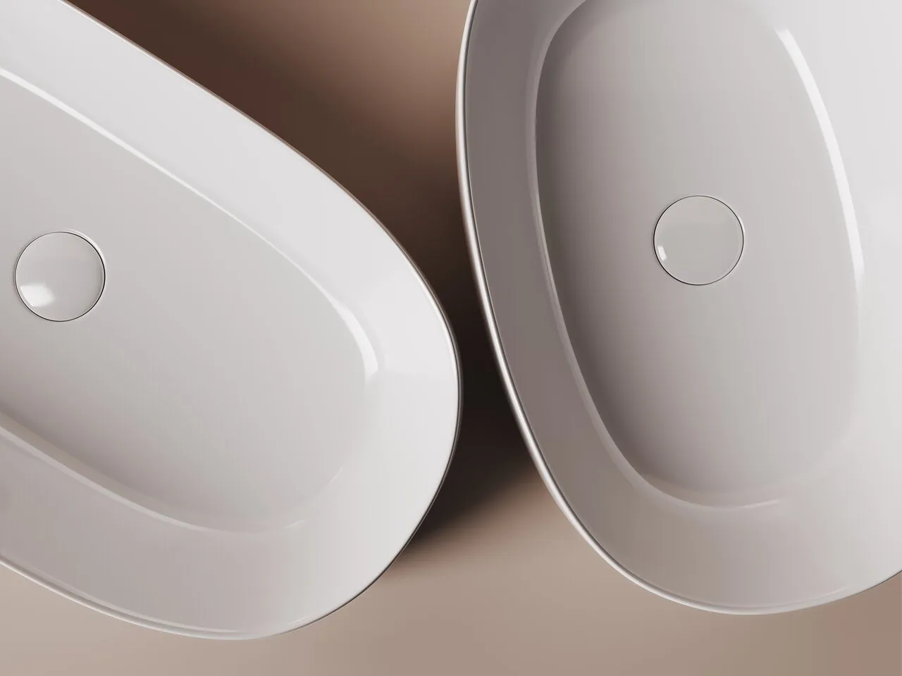 картинка Накладная раковина Ceramicanova Element CN5022 цвет белый 67.5х35 см 