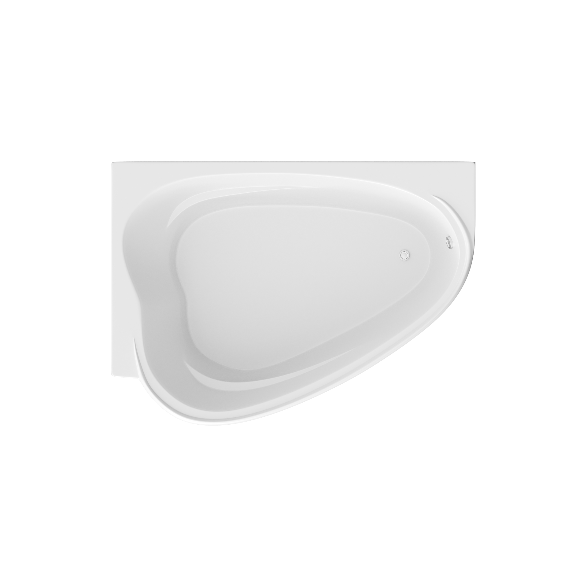 картинка Ванна Marka One LOVE 185х135 L с каркасом и слив-переливом 