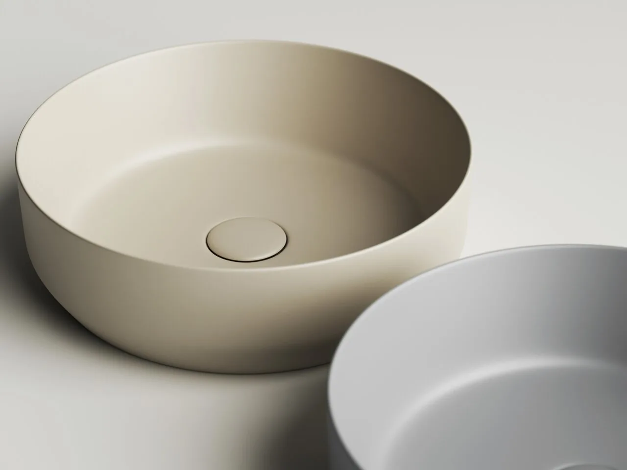 картинка Накладная раковина Ceramicanova Element CN6022MC цвет капучино матовый 39х39 см 