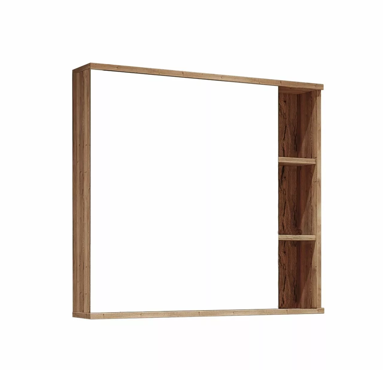 фото Шкаф-зеркало Grossman Форта-80 см универсальное дуб галифакс 