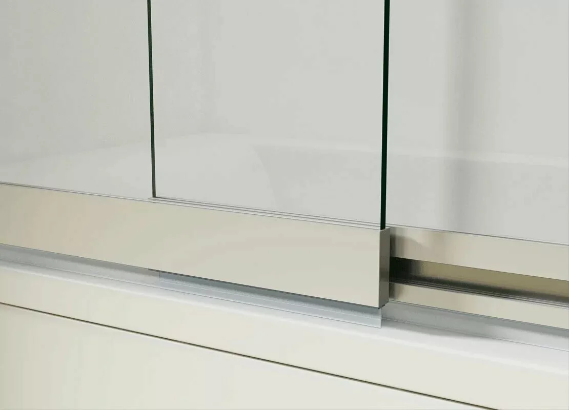 картинка Душевая шторка на ванну Vincea VSB-1E100CLB, 1000*1450, матовый черный, стекло прозрачное 