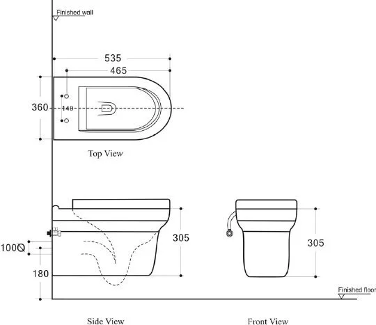 картинка Унитаз подвесной Aquanet Nova-W Rimless Soft Close-SLIMSEAT 