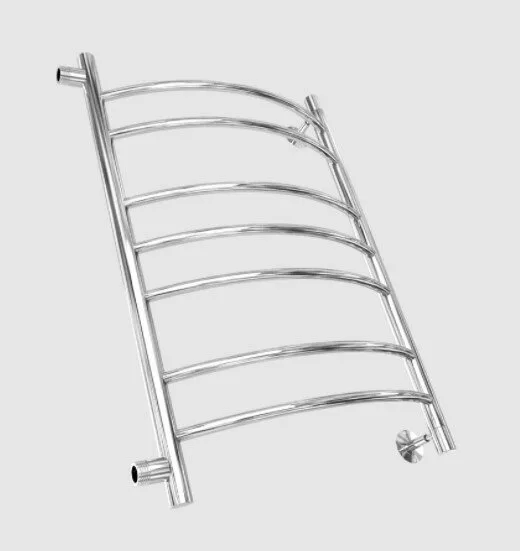 картинка Полотенцесушитель Двин TL 50/50 Водяной полн.высота 60 см. / 1"-1/2" К2 выход 1" Полированный (4627086030675) 