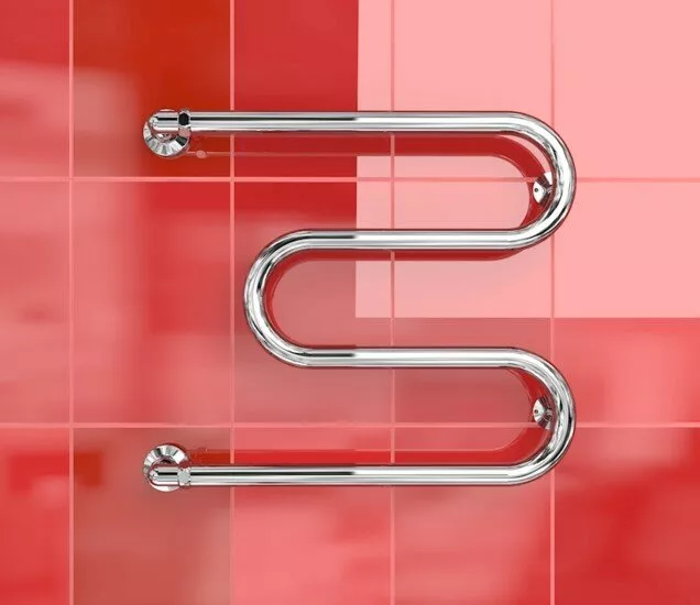 картинка Полотенцесушитель Двин M 50/60 1" Без полки Водяной К0, Полированный (4627086038978) 