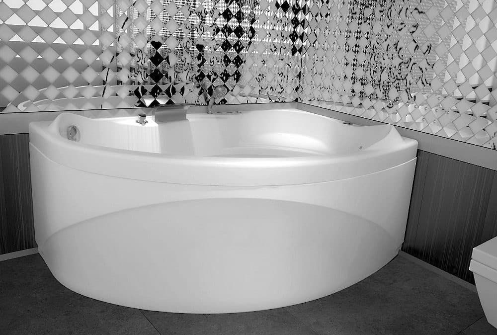 картинка Акриловая ванна Aquanet Jamaica 160x100 R с каркасом 