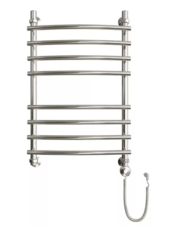 картинка Полотенцесушитель Двин R primo electro 80/50 1"-3/4"-1/2" Электрический ТЭН справа К эл, Полированный (4627085364900) 