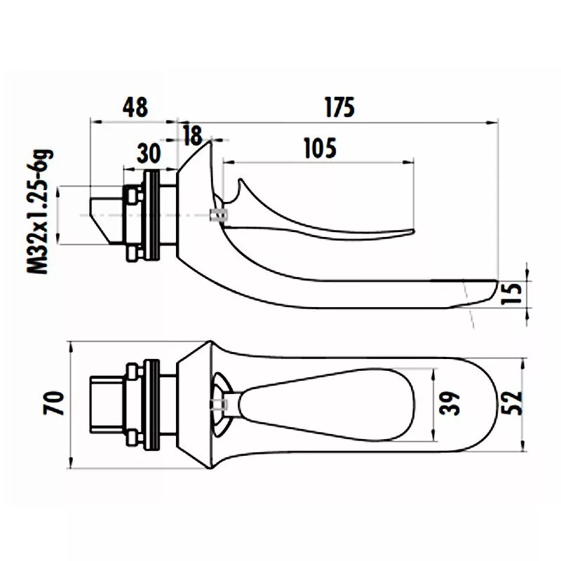 картинка Смеситель для раковины Creavit Foglia FG1401, хром 