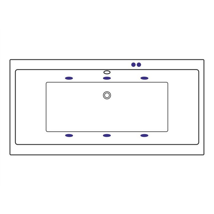 картинка Ванна EXCELLENT Pryzmat 160x75 SOFT хром 