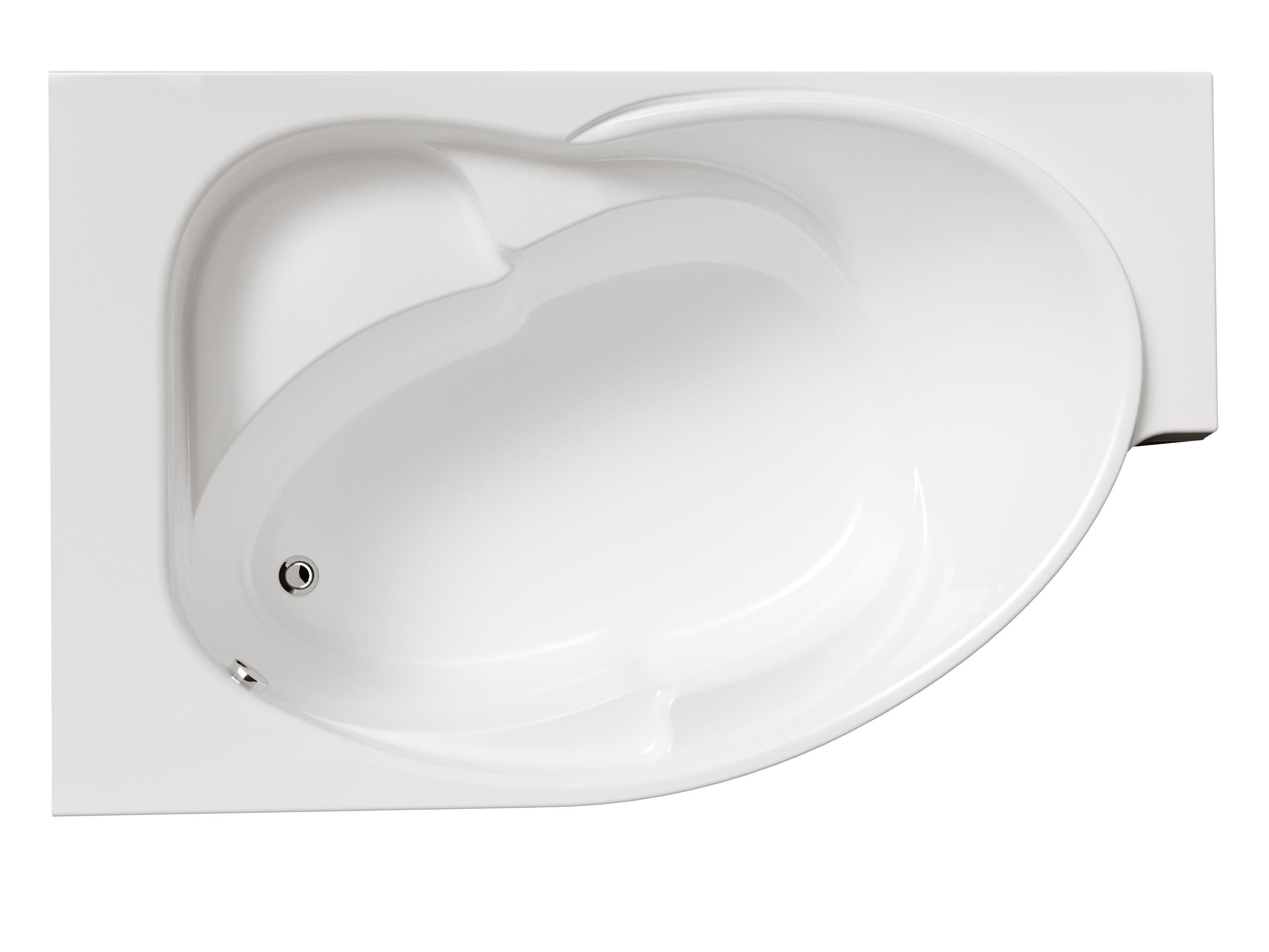 картинка Ванна Marka One ERGONOMIKA 158-175x110 L с каркасом и слив-переливом 