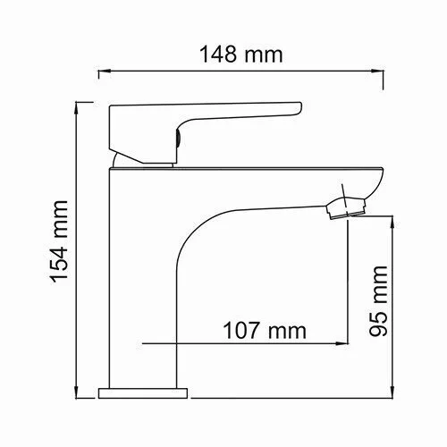 картинка Смеситель для раковины WasserKRAFT Leine 3504 