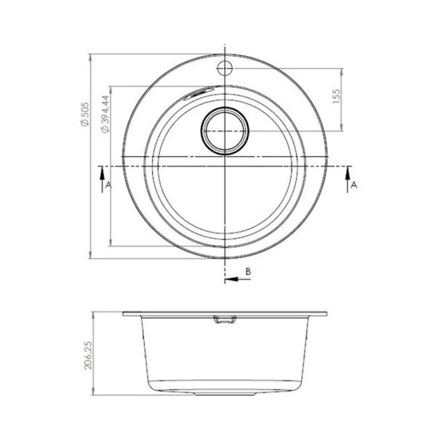 картинка Мойка Alveus GRANITAL GENESIS BOOGIE 10 G91 FI 505 