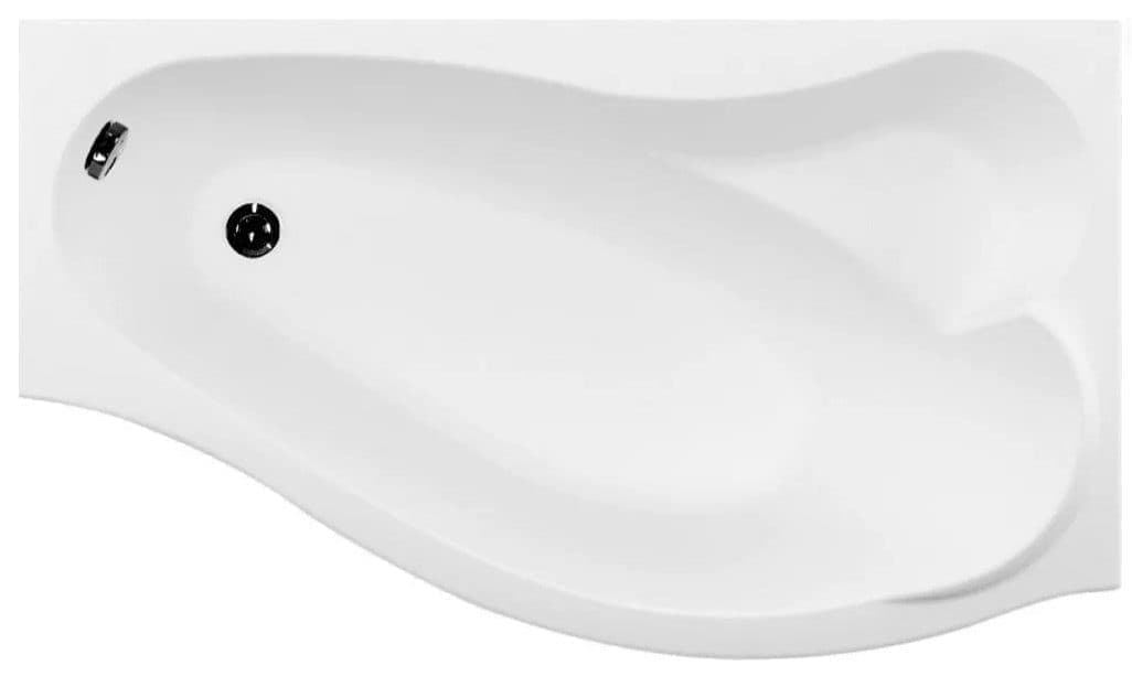 картинка Акриловая ванна Aquanet Palma 170x90 R с каркасом 
