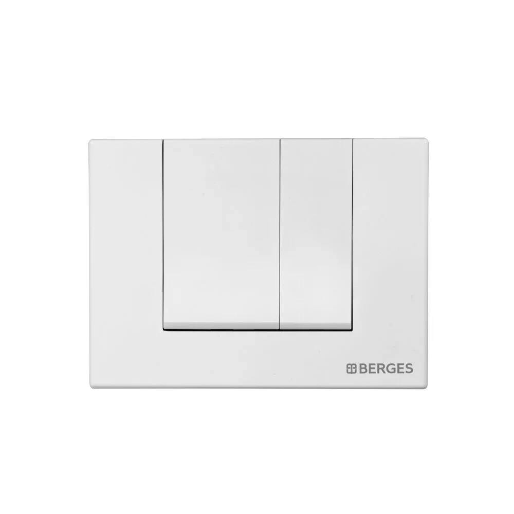 картинка Кнопка BERGES для инсталляции NOVUM S4 Soft Touch белая 