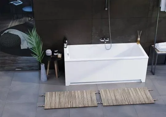 картинка Акриловая ванна Акватек Eco-friendly София прямоугольная 170х70 см 
