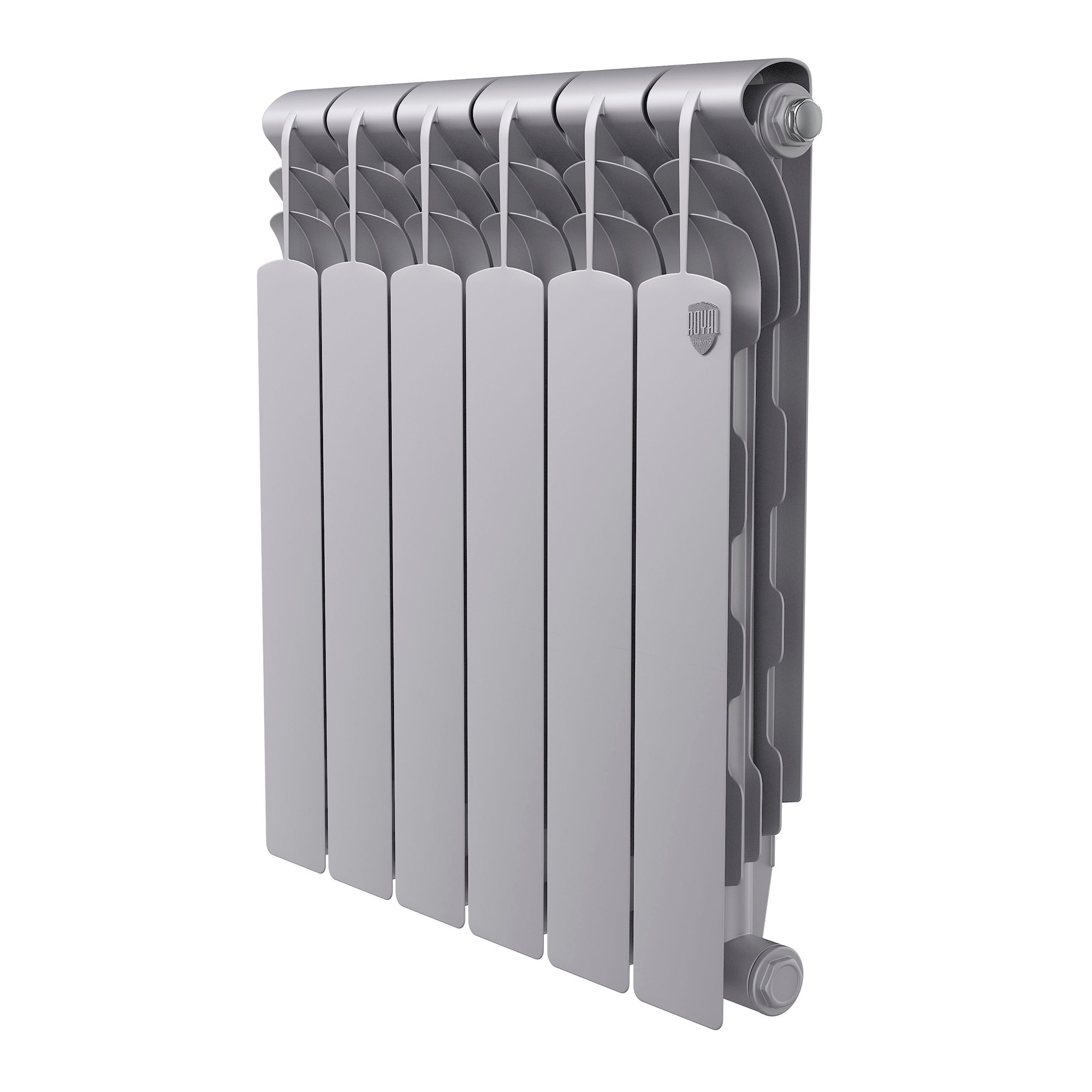 картинка Радиатор биметаллический Royal Thermo Revolution B 500 Серебристый 6 секций 