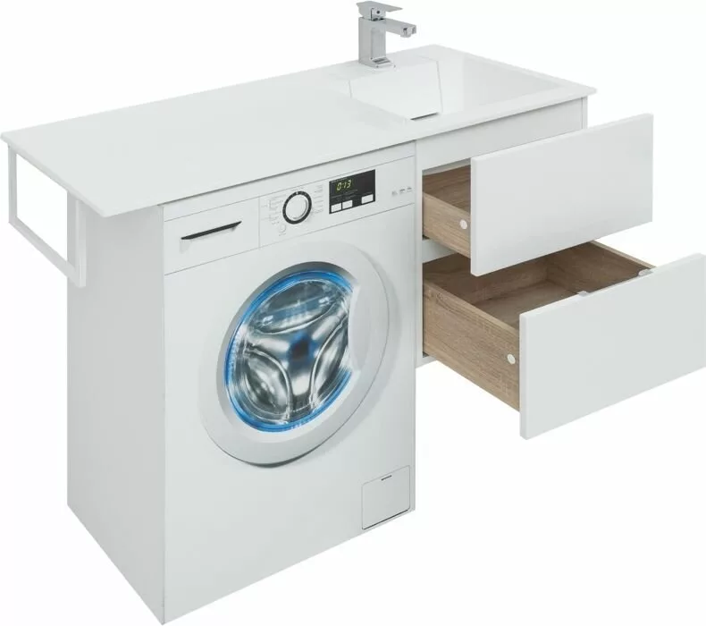 фото Тумба с раковиной Aquanet Алвита 120 R белый арт. 00243726 