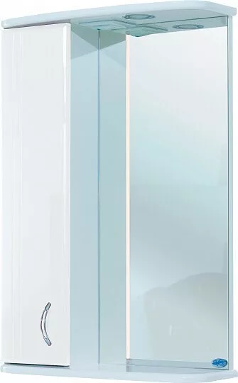 фото Зеркало-шкаф Bellezza Астра 55 L белый 